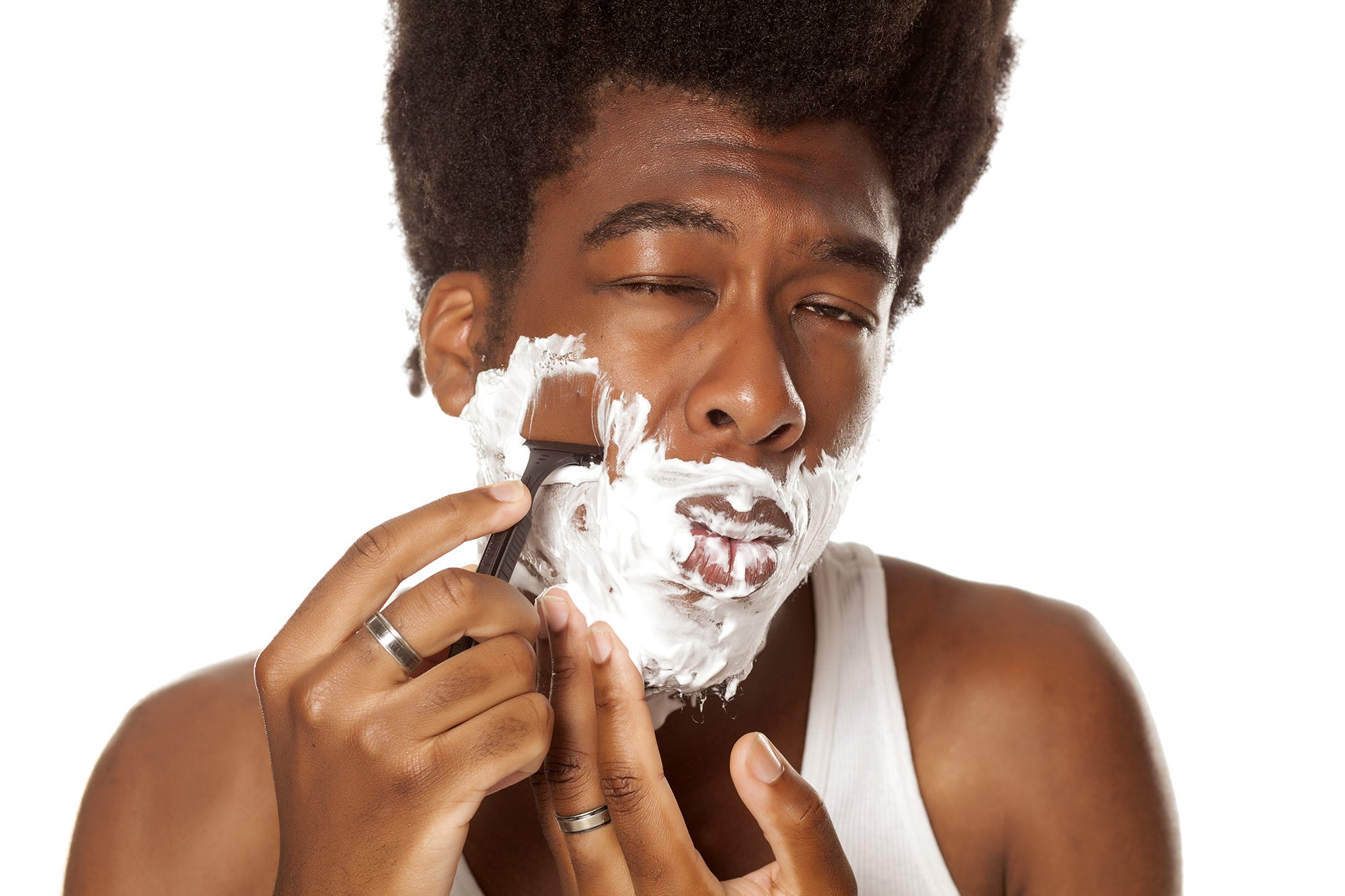 Men’s Shaving Tips Curly Facial Hair Olaitann Skincare olaitannskin