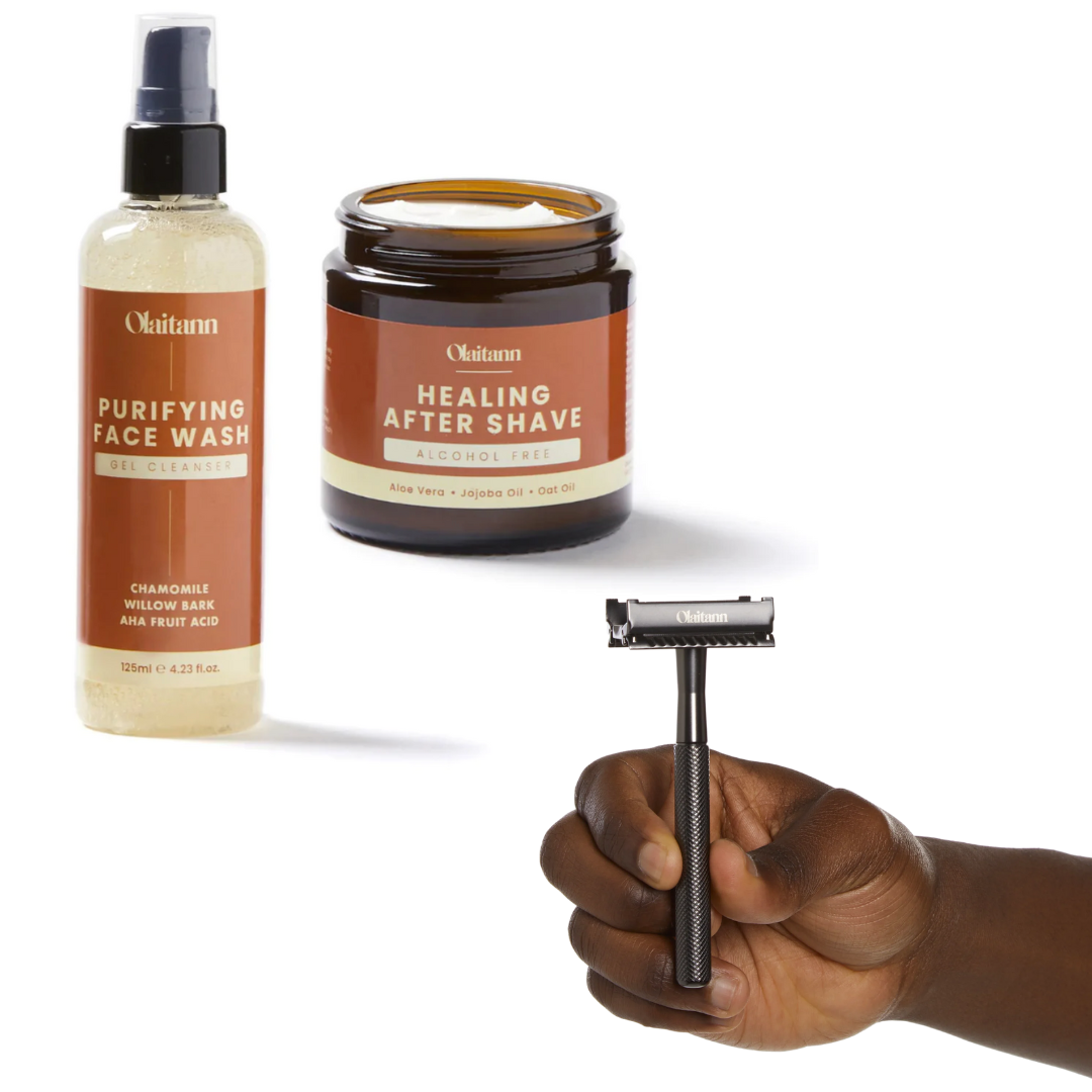 The beginner Shaving Kit To Prevent Razor Bumps – olaitannskin